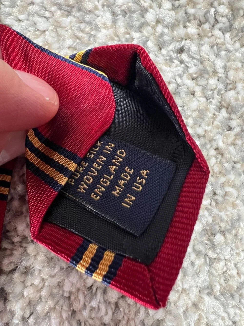 NWT‎ Brooks Brothers Makers Tie 100% Silk Made in USA Prep Ivy Red Yellow Blue